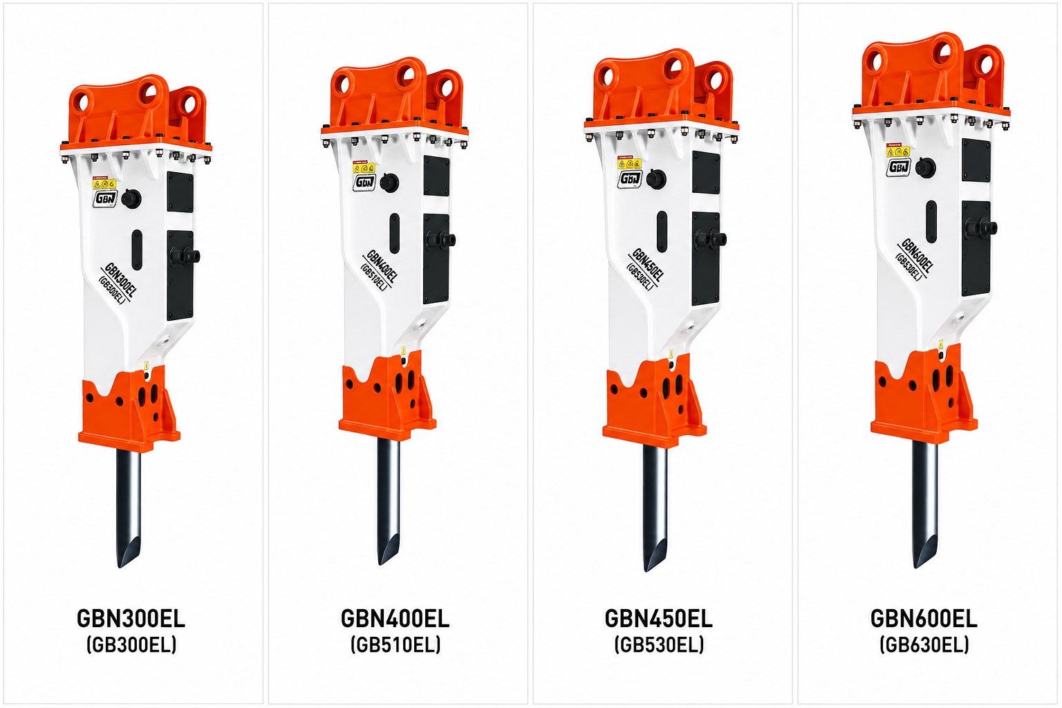GB E-Series Hydraulic Breakers